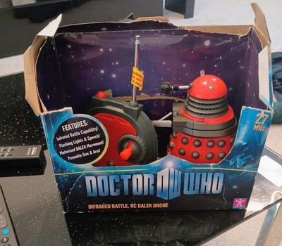 Dr Who Infrarer Battle RC Remote Control Boxed Dalek Working UK