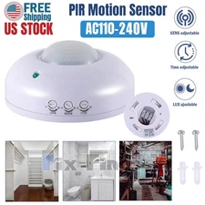Motion Sensor Light Switch Fresnel lens PIR Smart Infrared Human Body Detection