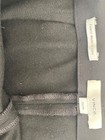 Vince Italian Wool-Blend High-Waist Bias Pant, Wide Leg, Size XS, Black — photo 2