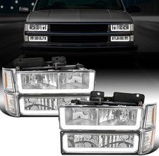 1994-1998 Chevy C10 C/K Silverado Suburban Tahoe LED Running Tube Lights Headlig