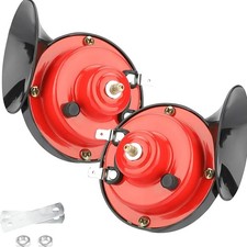 300DB Super Loud Train Horn, 2PCS Car Air Electric Snail Double Horn, 12V Wat...