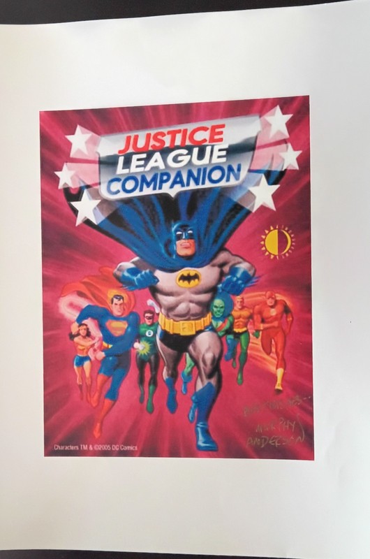 Murphy Anderson Signed Justice League 8 x 10
