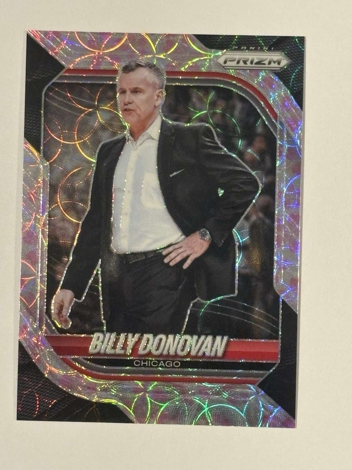 2025-26 Panini Prizm Billy Donovan Cherry Blossom /20 Chicago SSP