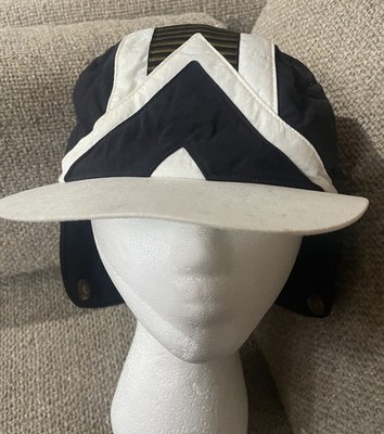 VINTAGE BOGNER SKI HAT CAP BUTTON EAR FLAPS LARGE UNISEX 1980s - 90s