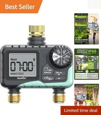 2 Zone Brass Sprinkler Timer - Automatic Irri...