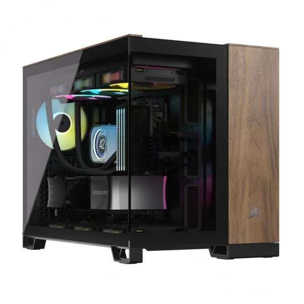 Corsair CC-9011286-WW computer case Midi Tower Nero, Noce (2500X GAMING CASE MIC