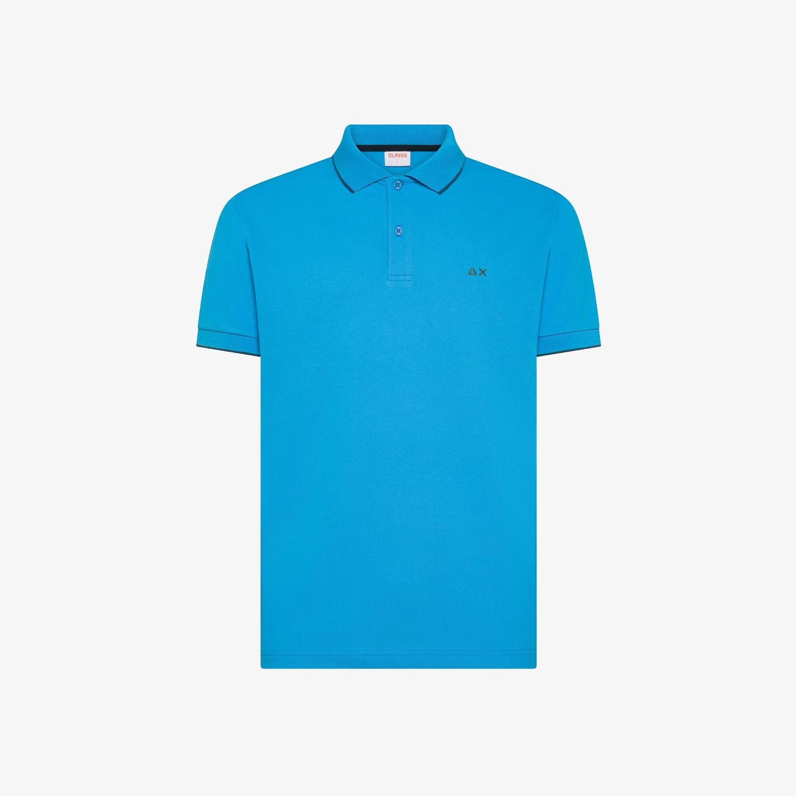 Polo SUN68 with Contrast Details A36111 image 8