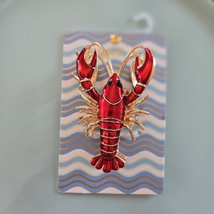 Piper K Patriotic Dachshund Hair Claw Clip Gold Tone Rhinestones Red White Blue Piper K Hair Accessories for Women on Sale up to 90% Off  main image 4