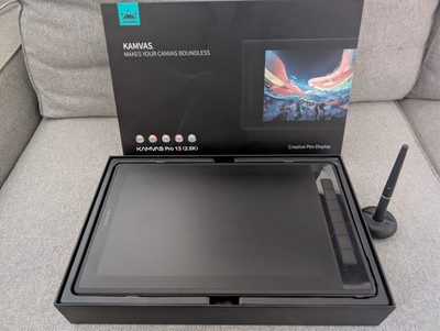 Like New: Huion kamvas pro 13 2.5K Perfect condition Creative pen tablet