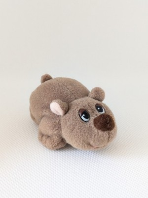 Vintage Pound Puppies 1997 Pfund Dschungel Mini Nashorn Plüschtier Kuscheltier von Galoob - 3 Zoll