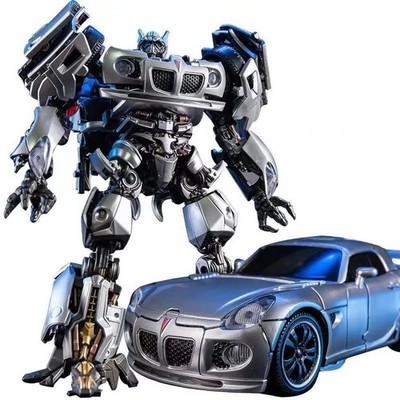 In Stock New LS-18 Jazz Silver Phantom Racing Car LS18 Transforms Action Figure！