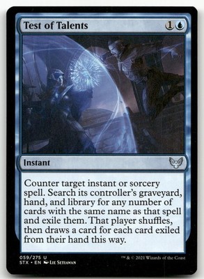 Test of Talents #59 (NM) Strixhaven STX Magic MTG