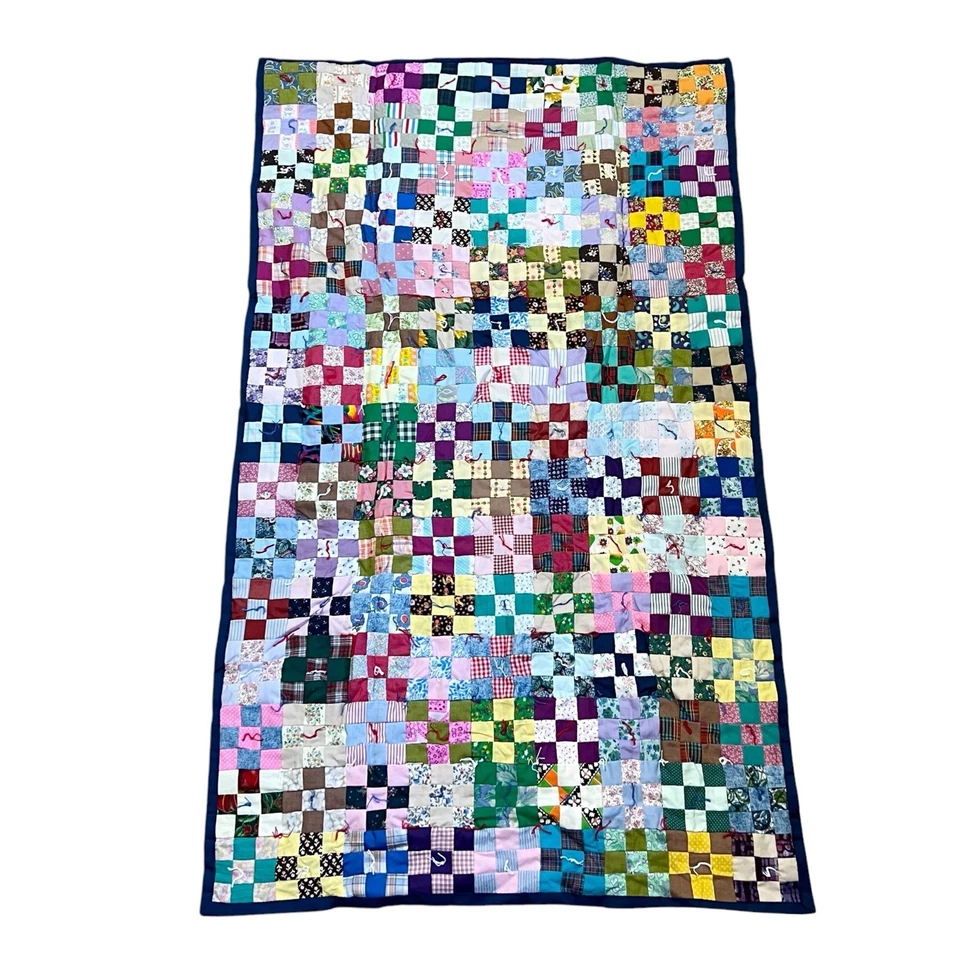 "Almohada acolchada hecha a mano pluma bandera americana mini cuadrado color retazos 56x34""" Foto 2 de 4