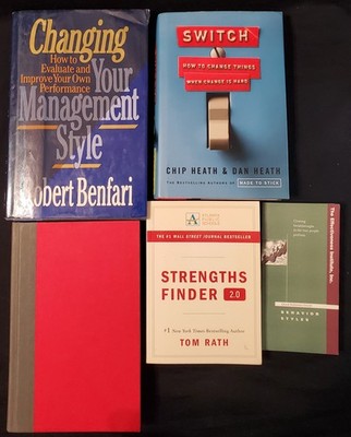 Management Leadership Self-Improvement Books (Set of 5)
