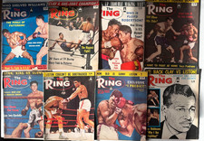 The Ring Boxing Magazine 8 x Issues Bundle 1964 Cassius Clay, Liston, Olsen