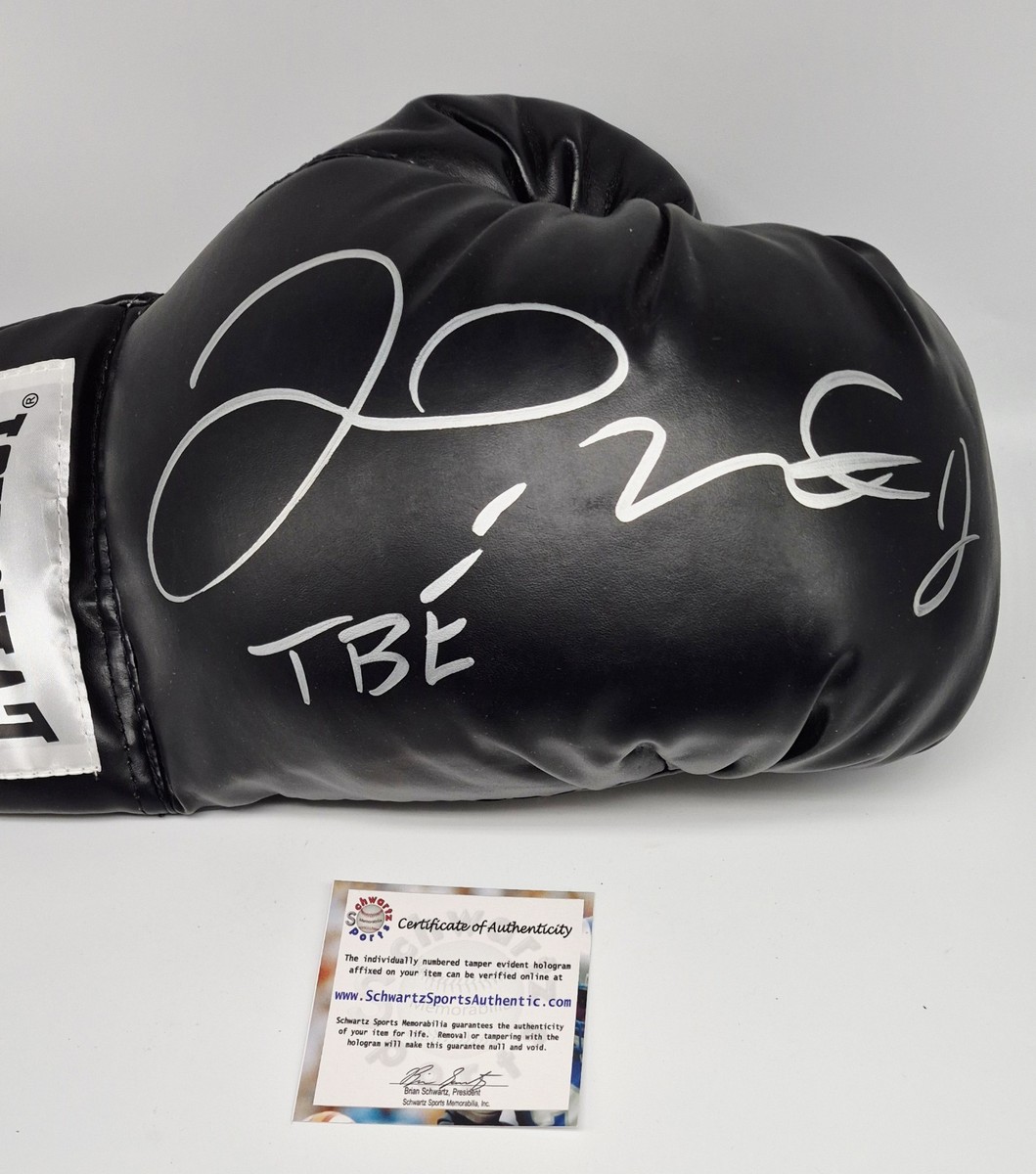 最終価格Mayweather サイン入り TITTLE本革パンチングミット AUTOGRAPHED COA DISPLAY Floyd Mayweather Jr. Signed Everlast Black