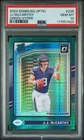 PSA 10 2024 Panini Donruss Optic J.J. McCarthy Green Hyper Prizm Rated Rookie SP