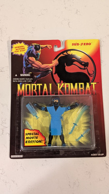 Mortal Kombat Sub-Zero Special Movie Edition Figure Hasbro toy 1994 RARE
