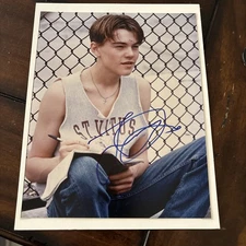 Leonardo DiCaprio Autographed 8x10 Photo,from July 1995