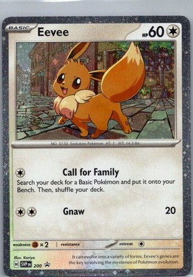Eevee - 200 (Cosmos Holo) SVP 200 Holo Promo SV: Scarlet & Violet Promo Cards
