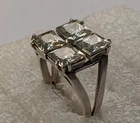 Vintage ring sterling silver 925 Size 9.5 Weight 7.43 g. Ukrainian jewelry.