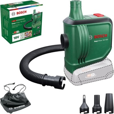 Bosch elektrische Luftpumpe für Luftmatratze, ohne Akku, 18V-500, zum Aufblasen