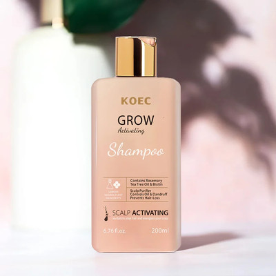 KOEC Simply Grow Activating Shampoo Rosemary Tea Tree oil  Biotin Scal Purifier