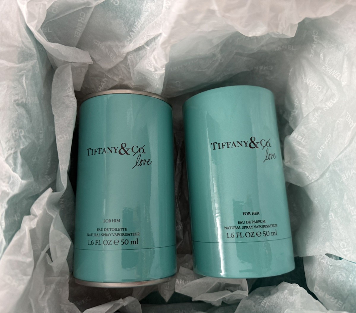 Tiffany & Co. Love for Him / Her Gift Set - Brand New in Box 2-1.6