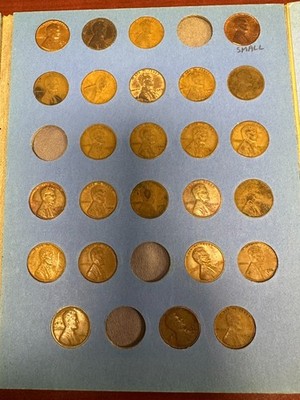 Lincoln Head Cent Collection Starting 1941 - Number Two Ripped