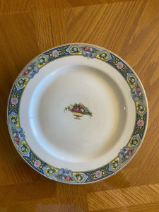 Vintage Crown Imperial China Czechoslovakia CIM17 Pattern MACY Dinner Plate