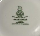 Pair 2 Royal Boulton England Fine Bone China Valley Green H 5015 Saucers Nice — photo 7
