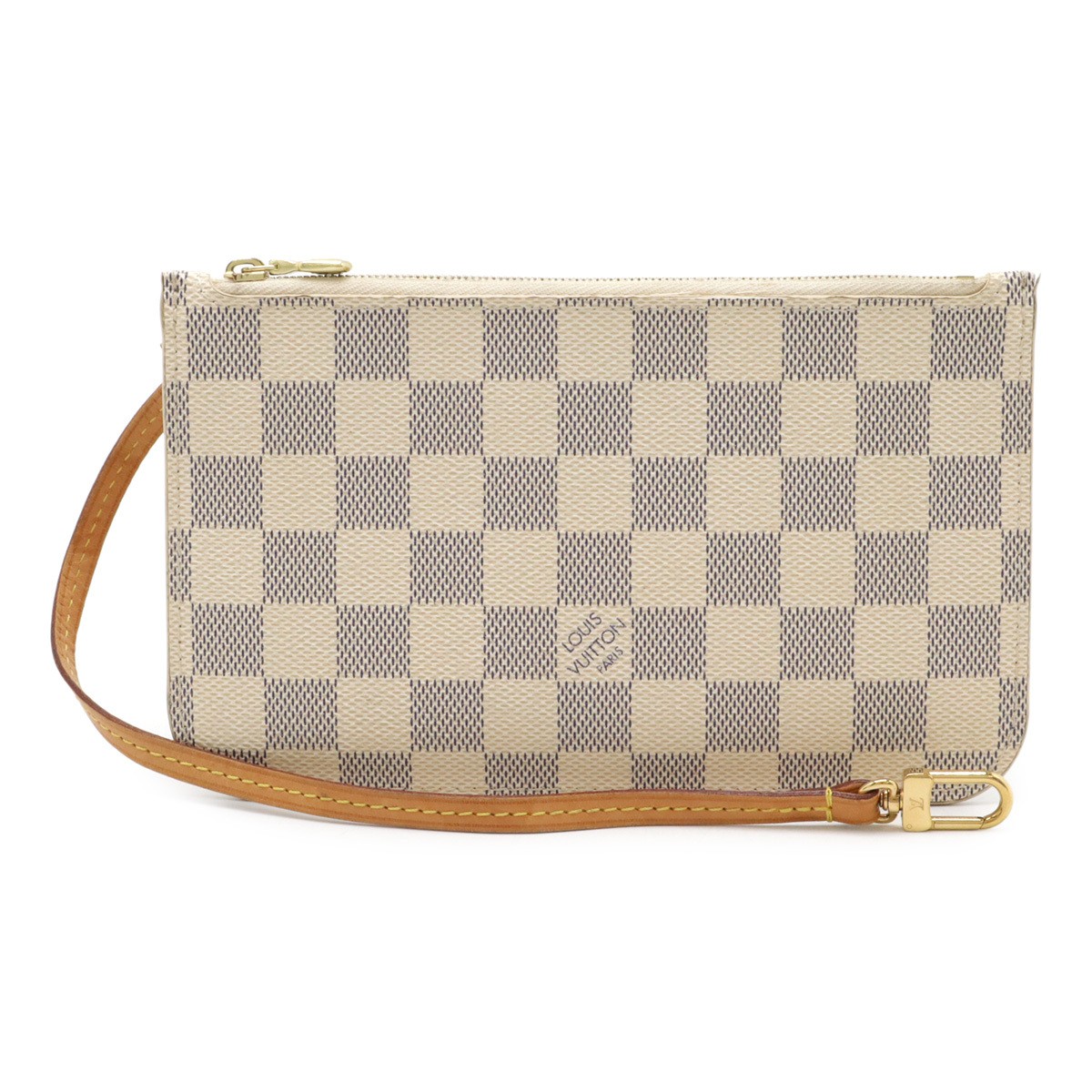 LOUIS VUITTON Damier Azur Neverfull PM Neverfull Pouch Neverfull Accessories Mul