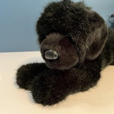 Douglas Black Lab Dog Plush  Jake  Stuffed Animal 21  Long