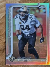 CAMERON JORDAN 2025 TOPPS CHROME REFRACTOR CARD # 221