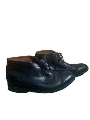 Clarks Gilman Mid Mens Sz 12 Black Leather Chukka Boots Ankle Mod Dress 26119708
