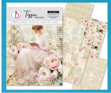 Timeless Love COLLECTION   TISSUE PAPER  A4 set of 6 designs  CIAO BELLA   40gsm