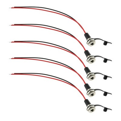 5.5X2.5Mm Female DC Power Jack 5PCS DC-099A DC Female Panel Mount Charging Wire