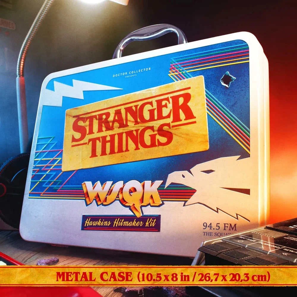 Stranger Things Coffret collector WSQK Hawkins Hitmaker Kit idée cadeau nostalgie