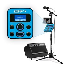 Máquina de Karaoke Portátil 350+ Efectos de Voz Ajuste Automático Fiesta Paquete SGTX2 Tiburón