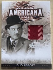 2008 Donruss Threads Baseball Americana Materials /500 Bud Abbott #BA-1