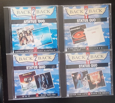 Status Quo  4 CDS aus  der ''Back For Back''  Reihe