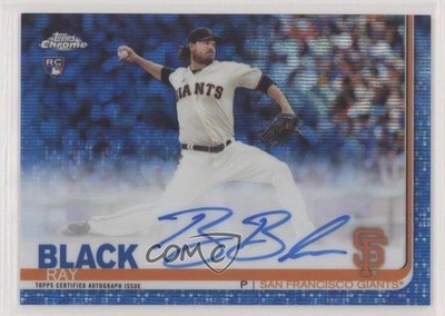 2019 Topps Chrome Rookie Blue Refractor 150/150 Ray Black #RA-RB Auto RC 0a2