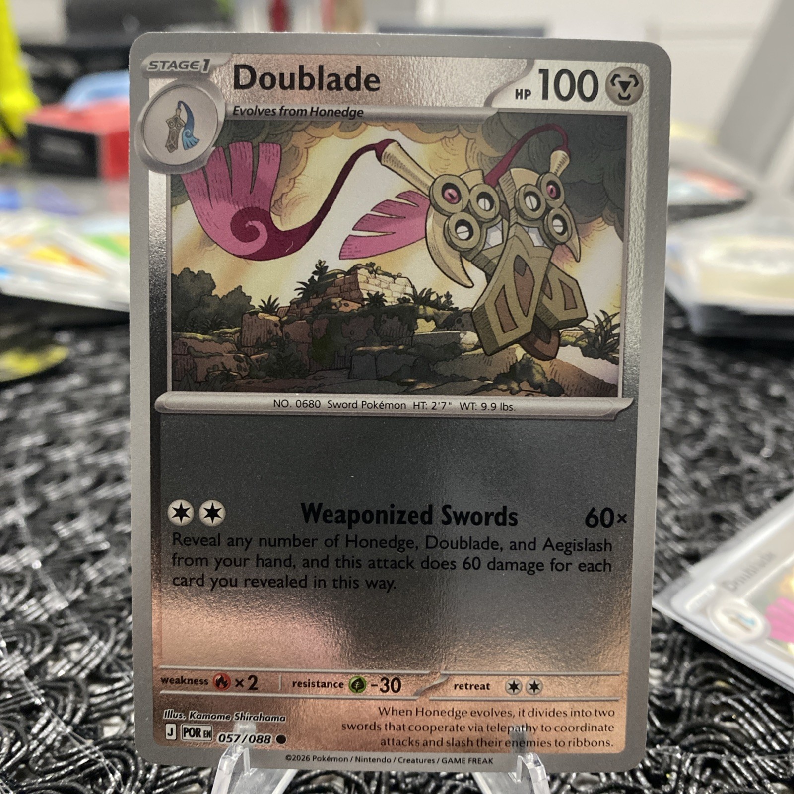 Pokemon TCG Doublade 57/88 Perfect Order ME3 Reverse Holo NM