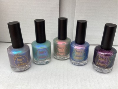 Bees Knees Nail Polish Lot Of 5 NeverMore Praise The Dog