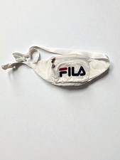 Marsupio FILA bianco in vita unisex tracolla regolabile tasche zip