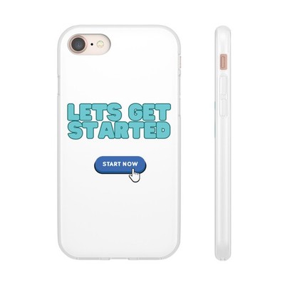 Motivational iPhone Case - Let's Get Started, Phone Cover, Gift for [...]