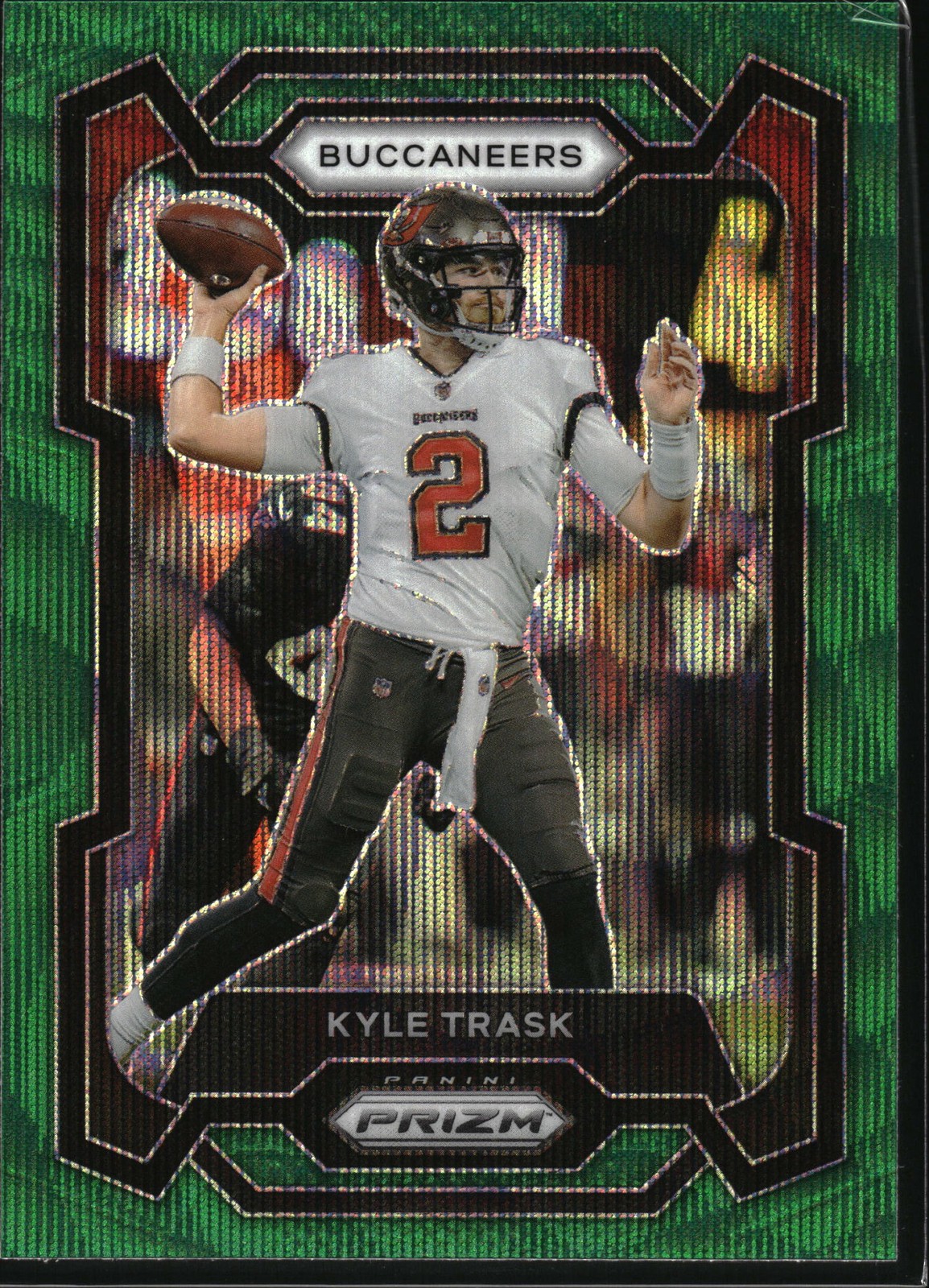 2023 Panini Prizm #278 Kyle Trask Red White and Blue