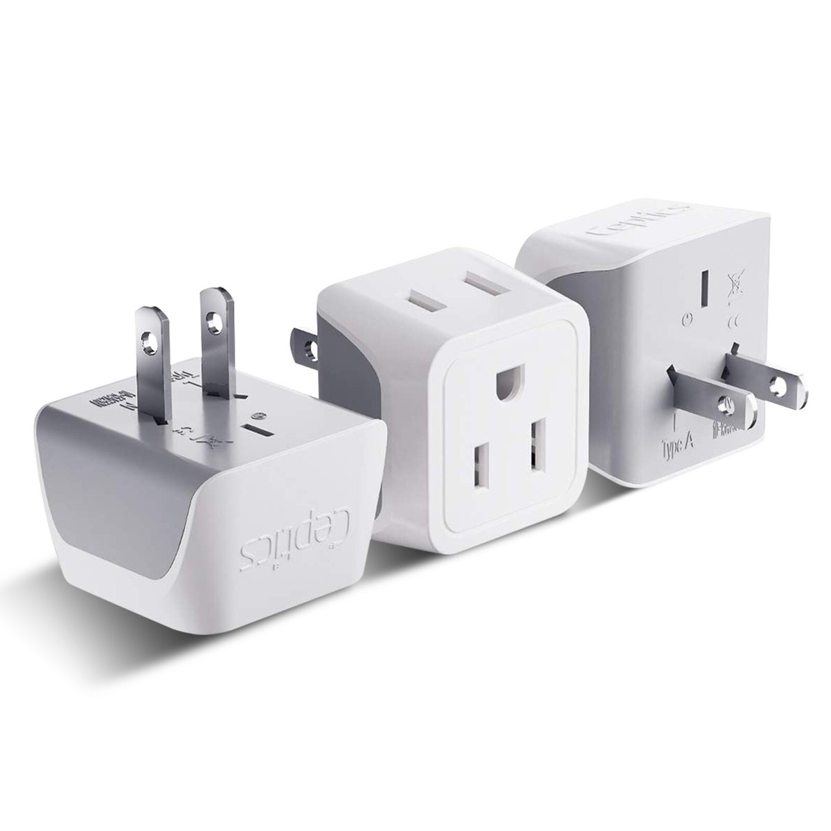 Ceptics USA to Japan, Philippines Travel Adapter Plug - Type A (CT