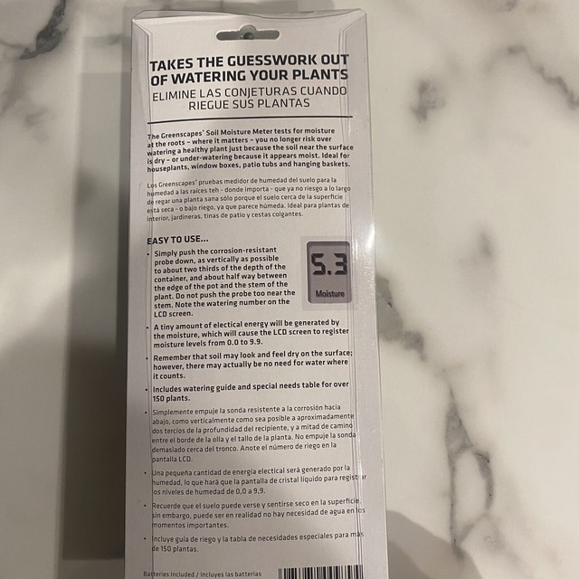 Greenscapes Digital Soil Moisture Meter Instant Readout for sale online