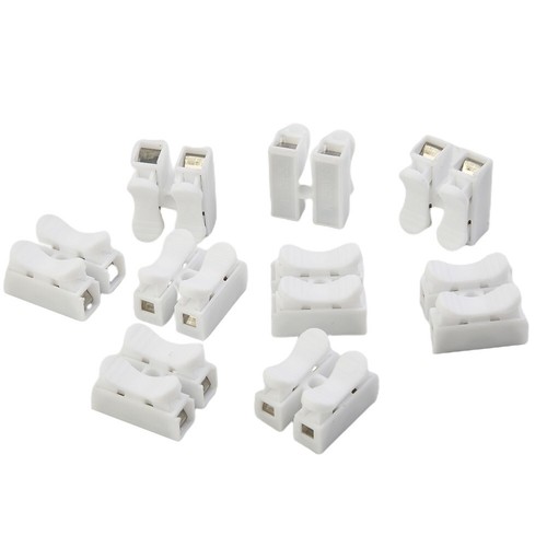 10/20pcs CH2 Quick Connector Cable Spring Press Clamp Terminal Block LED Plug - Picture 11 of 13